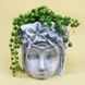 Дизайнерський вазон "Богиня Флора". Сірий DV02 фото 7