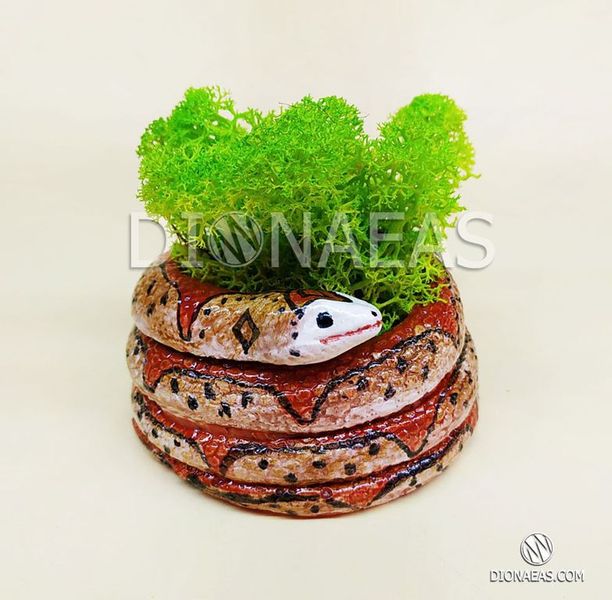 Дизайнерський вазон "Змія" DV03 фото